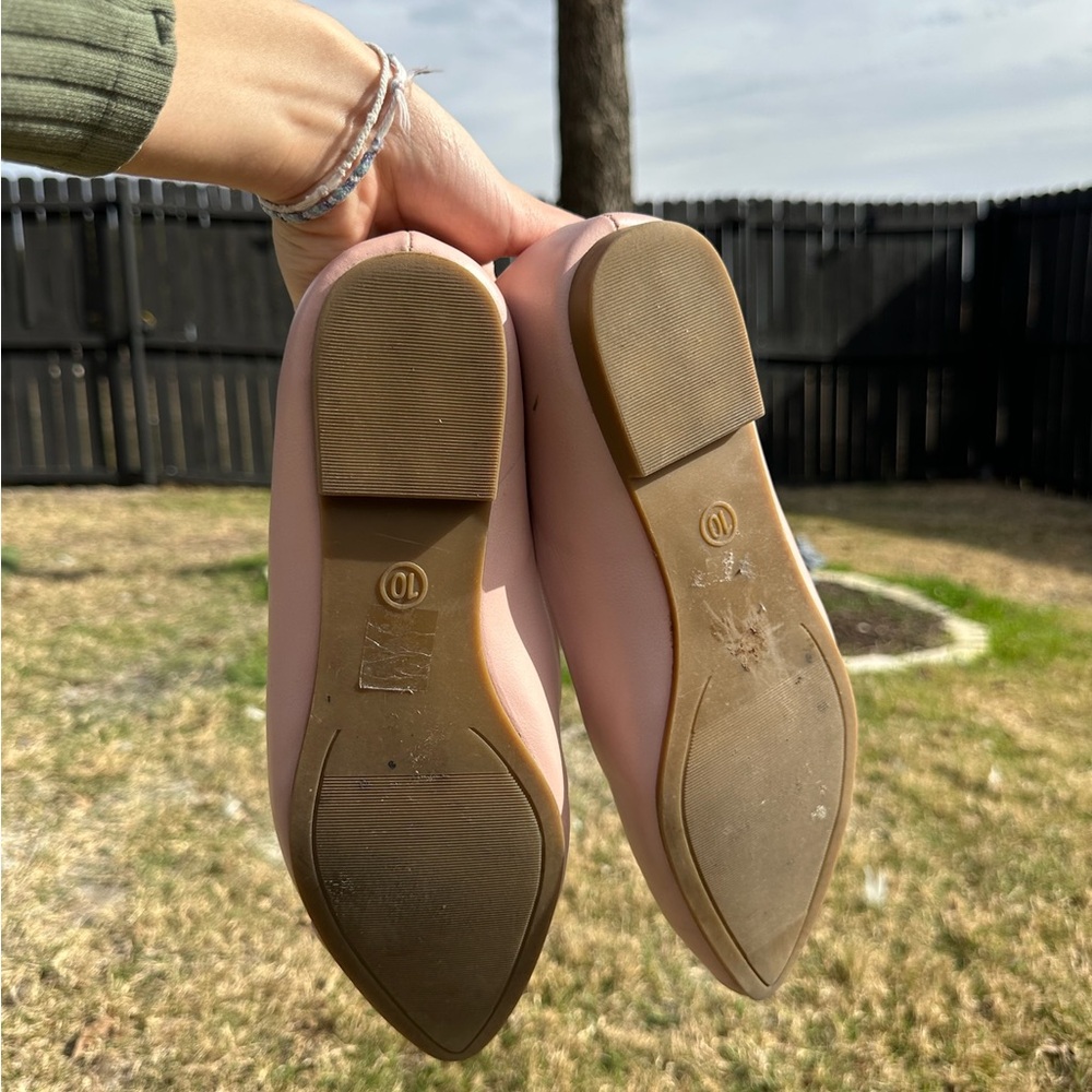 Bundle Sale: 3 Pair of Flats. Women's Black, Gold and Pink Flats Collection - Picture 5 of 9